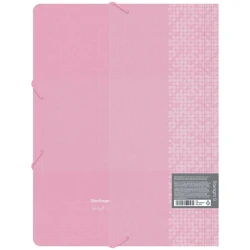 Папка Berlingo Starlight S А4, пластик, на резинке, розовый