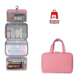 Kosmetik çanta orqanayzeri,çəhrayı 27x18x8 sm Kosmetik çanta orqanayzeri,çəhrayı 27x18x8 sm