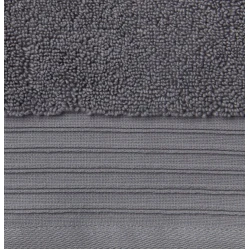 Полотенце для лица и рук JYSK Sorunda, 50x100 см, хлопок, серый