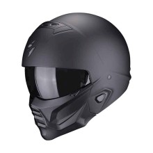 Motosiklet dəbilqəsi Scorpion EXO-Combat 2 Solid Matt Black, ölçü XL, qara