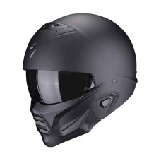 Motosiklet dəbilqəsi Scorpion EXO-Combat 2 Solid Matt Black, ölçü XL, qara