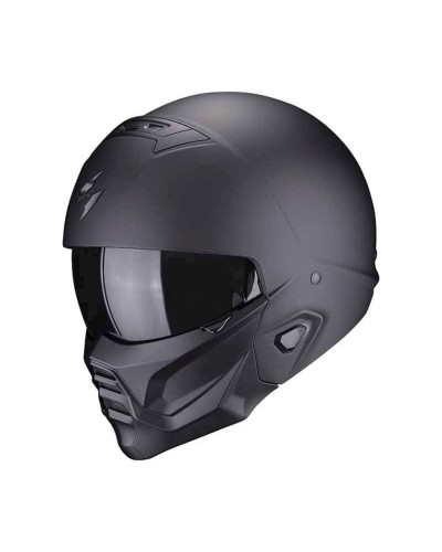 Motosiklet dəbilqəsi Scorpion EXO-Combat 2 Solid Matt Black, ölçü XL, qara