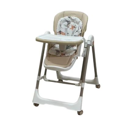 Стульчик для кормления Kidilo, бежевый, от 3 до 5 лет