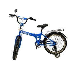 Qatlanan velosiped Stels, göy