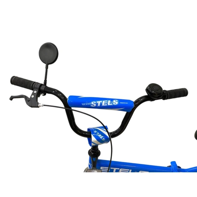 Qatlanan velosiped Stels, göy Qatlanan velosiped Stels, göy