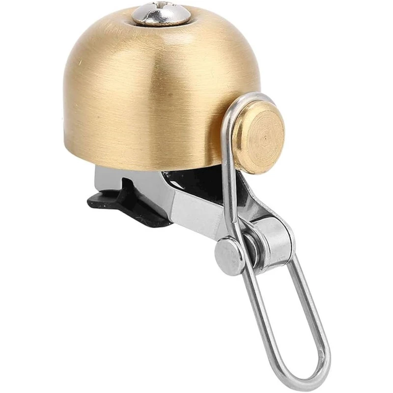 Сигнал для велосипеда 0023, механический, пластик, золотистый