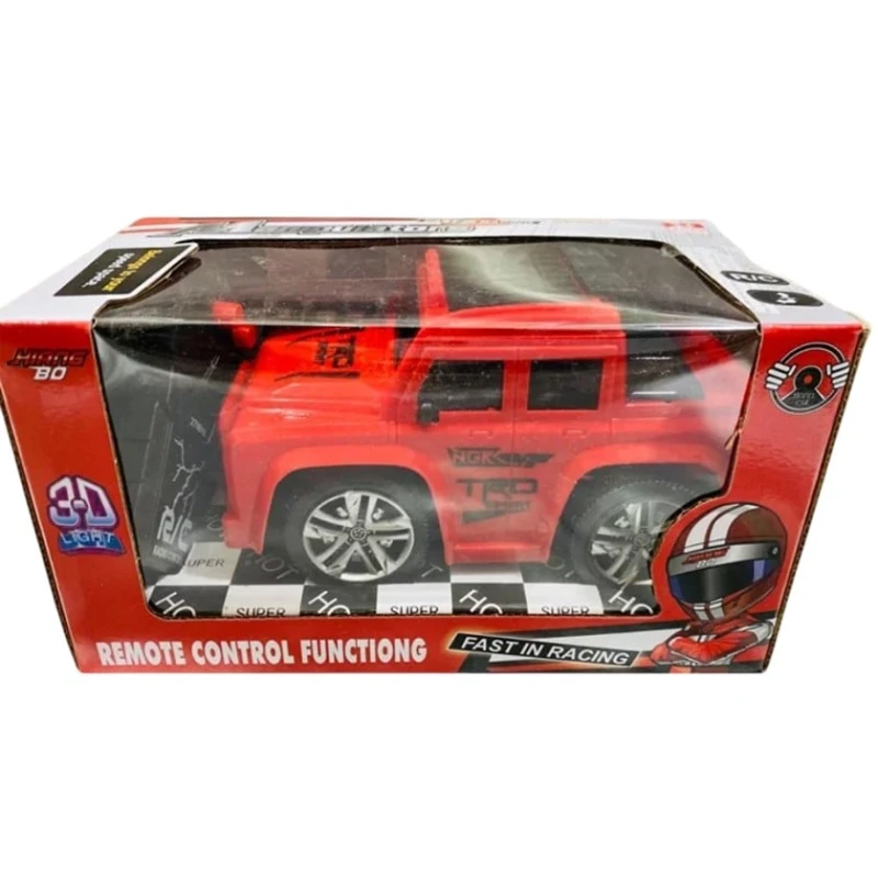 Radio ilə idarə olunan maşın Jeeptoys 001, qırmızı, 3-5 yaş
