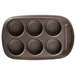 Форма для выпечки Pyrex Asimetria Muffin Tray, 29x18 см, сталь, с антипригарным покрытием, коричневый