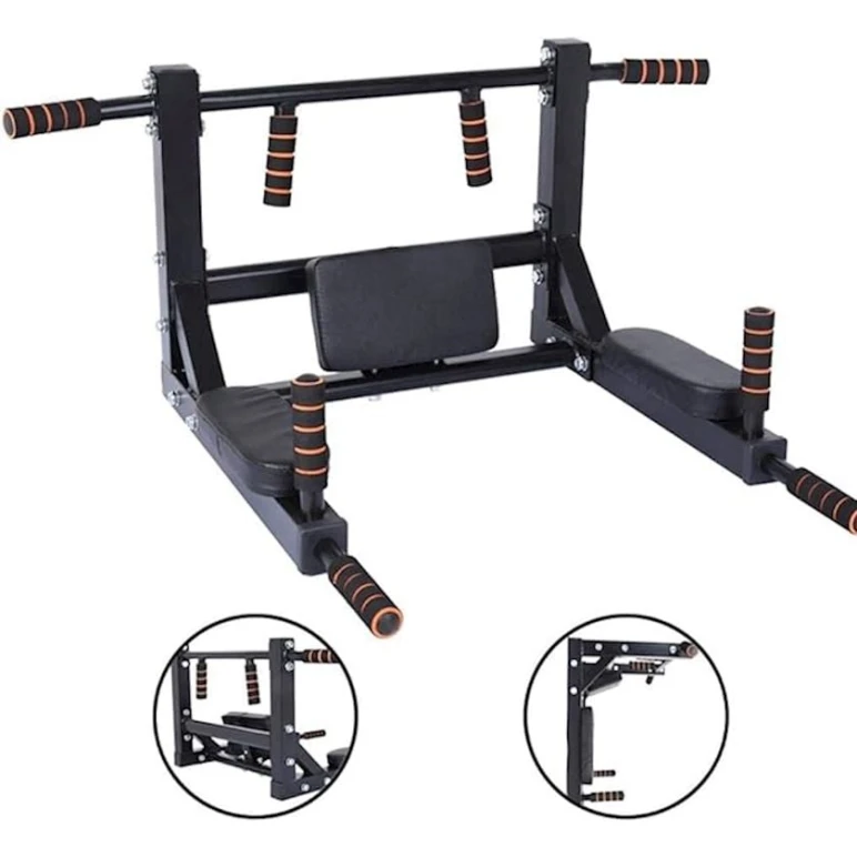 Турник 3 в 1 настенный S-105641390_Qara_3, черный Турник 3 в 1 настенный S-105641390_Qara_3, черный