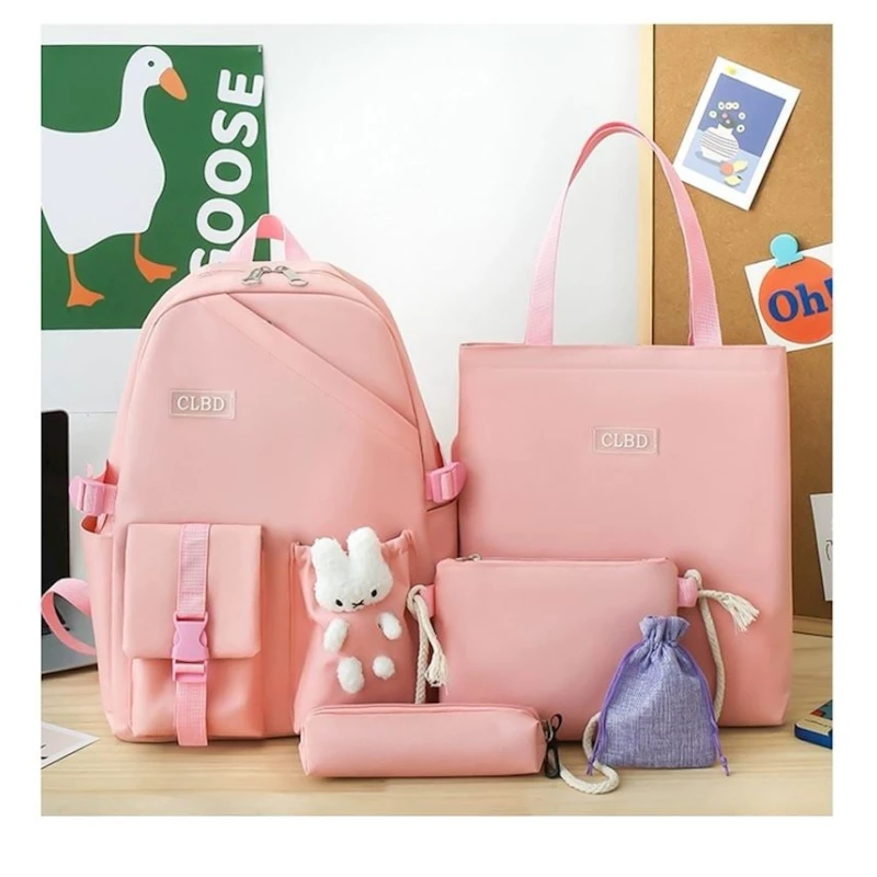 Məktəbli çantası dəsti 9567 Çəhrayı Məktəbli çantası dəsti 9567 Çəhrayı