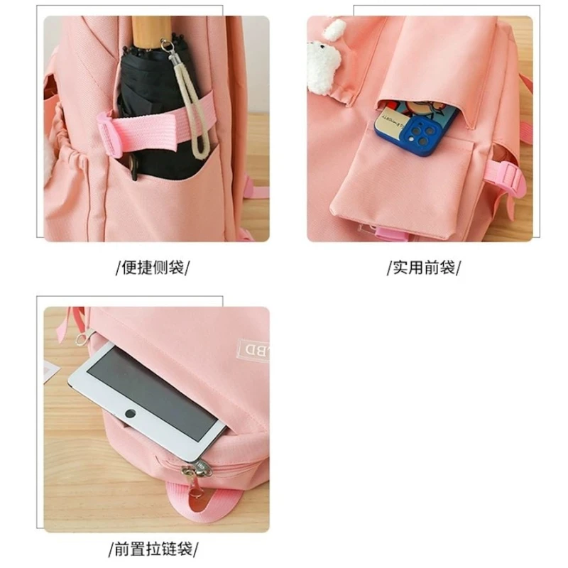 Məktəbli çantası dəsti 9567 Çəhrayı Məktəbli çantası dəsti 9567 Çəhrayı