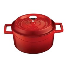 Qazan Lava Majolika, çuqun, qırmızı, 28 sm, 6.71 l