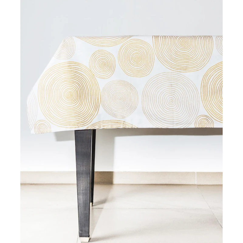 Скатерть Hom-me 100706, прямоугольная, 135x170 см, хлопок, белая Скатерть Hom-me 100706, прямоугольная, 135x170 см, хлопок, белая