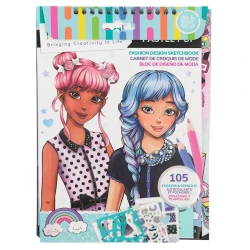 Trafaret dəsti Make It Real Sketchbook - Pastel Pop!