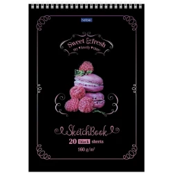 Скетчбук Hatber Сладкое настроение 310398, А4, 20 листов