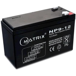 Akkumulyator üçün batareya Matrix 12v 9ah