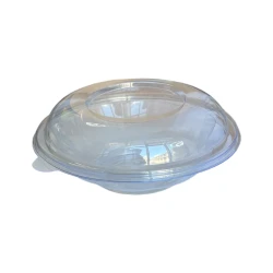 Salat üçün birdəfəlik qab dəsti Loyal 2662682343, polietilen tereftalat/polipropilen, şəffaf, 18.2-17.5x4.85+3.2 sm, 500 ml, 25 əd