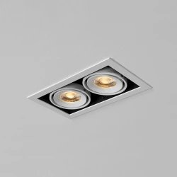 Спот Lustore CUBE 2 WT, белый