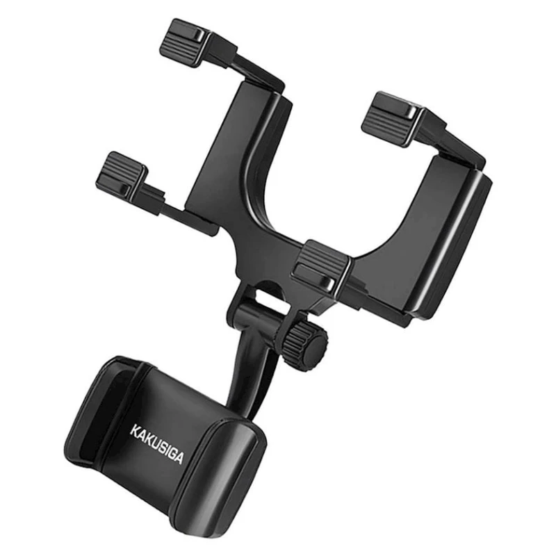 Автомобильный держатель для телефона Kaku KSC-525 Car Phone Holder Rearview Mirror Black Автомобильный держатель для телефона Kaku KSC-525 Car Phone Holder Rearview Mirror Black
