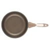 Сковородка Gipfel Stadella Beige 51103, 28 см, алюминий, бежевый