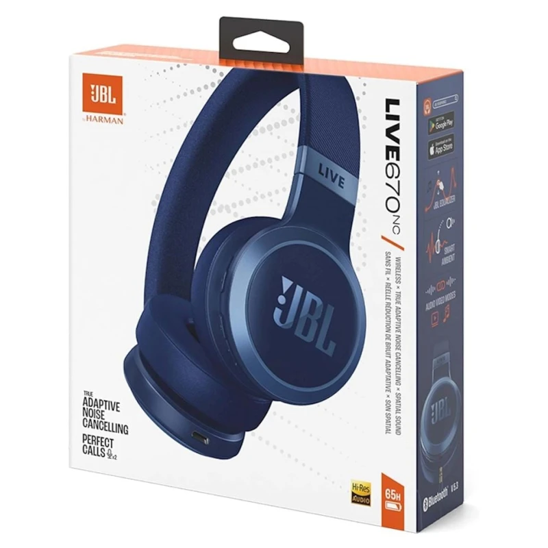 Беспроводные наушники JBL Live 670NC, Blue Беспроводные наушники JBL Live 670NC, Blue