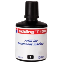 Чернила для маркеров Edding T100, 100 мл, черный