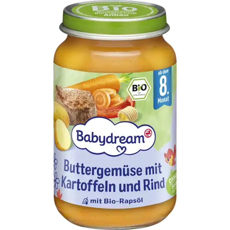 Пюре Babydream Картофель и Говядина, 220 г