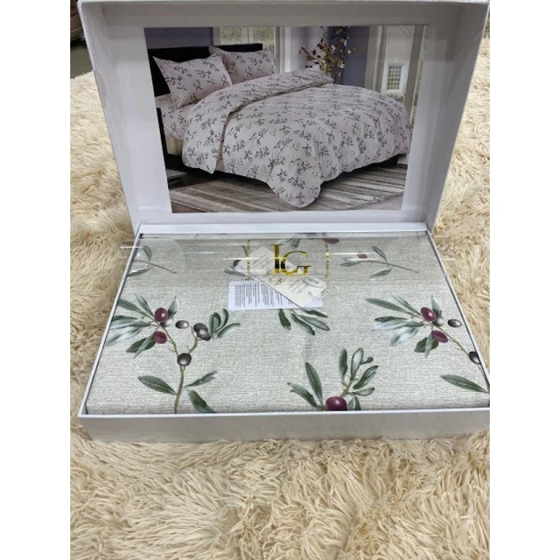 Комплект постельного белья MiraNova LQ-066, пододеяльник 200×230 см, простыня 245×250 см, наволочки 50×70 см, евро, сатин, разноцветный