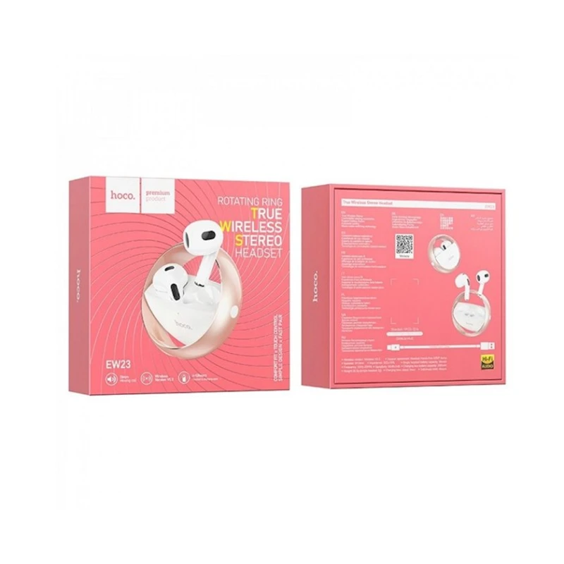 Беспроводные наушники Hoco EW23 Rose Gold