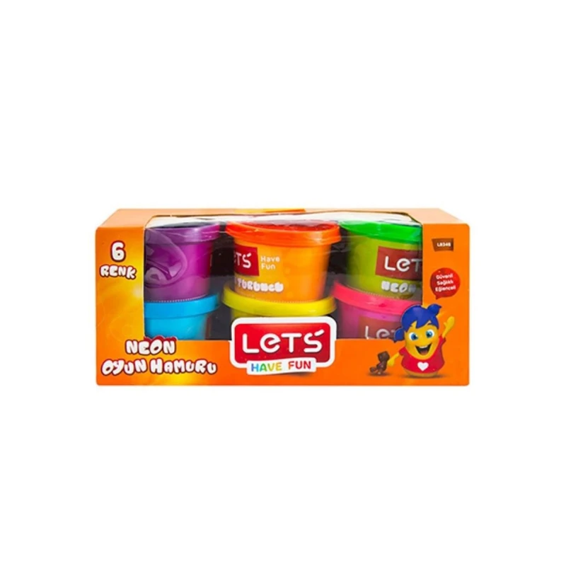 Пластилин Lets L8346, 6 цветов Пластилин Lets L8346, 6 цветов