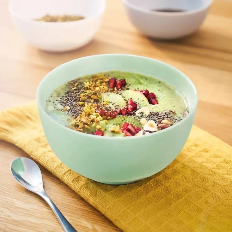 Миска Luminarc Diwali Paradise ML-06538, опаловое стекло, зеленая, 14.5 см