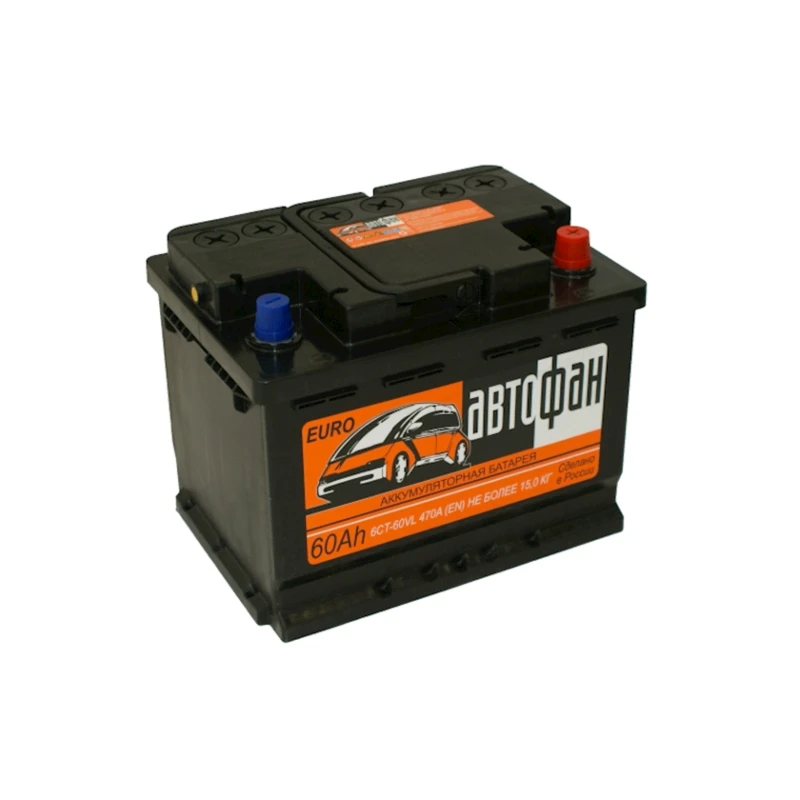 Аккумулятор автомобильный Автофан Euro 60 Аккумулятор автомобильный Автофан Euro 60