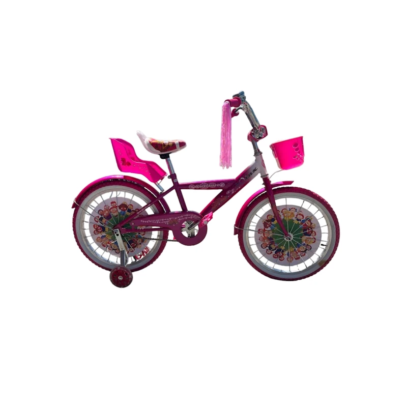 Детский велосипед Winx, 20 см, розовый/черный