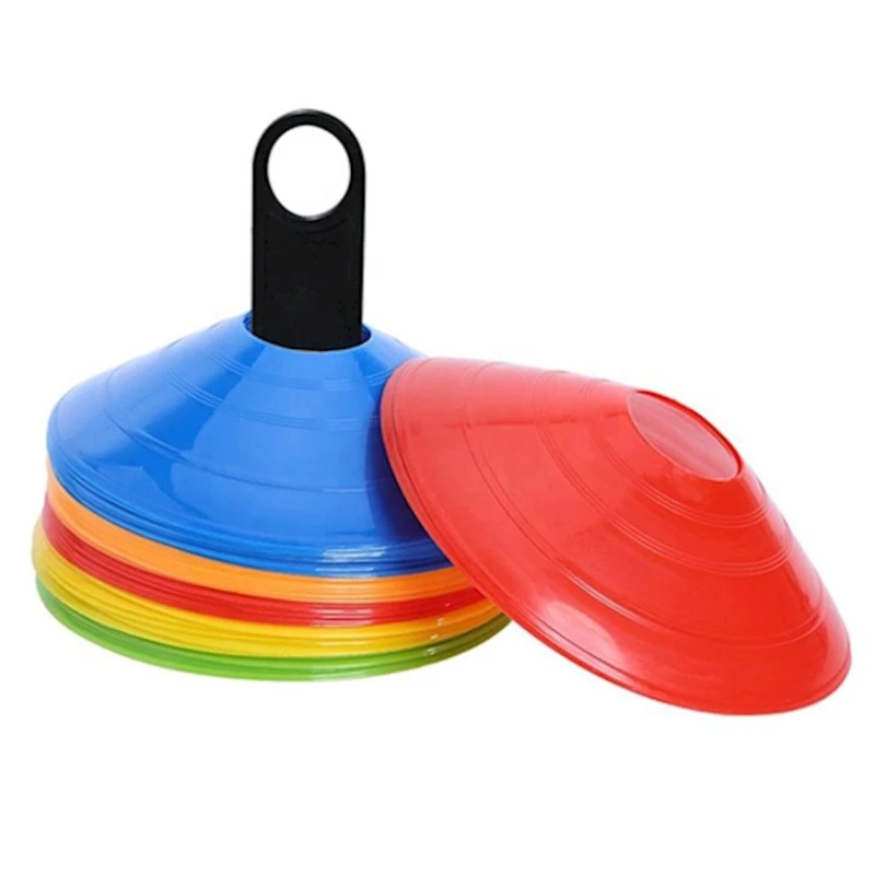 Plastik altlıq ilə futbol məşqləri üçün fişkalar 50 əd