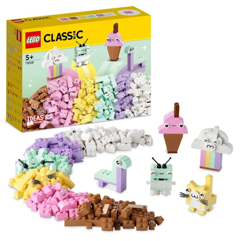 Конструктор LEGO Classic Pastel Creative Set 11028, 5+ лет, 333 шт