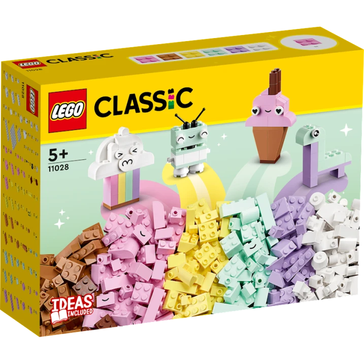 Конструктор LEGO Classic Pastel Creative Set 11028, 5+ лет, 333 шт