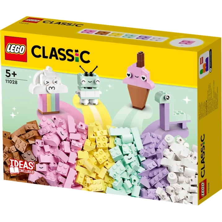 Конструктор LEGO Classic Pastel Creative Set 11028, 5+ лет, 333 шт