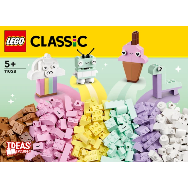 Конструктор LEGO Classic Pastel Creative Set 11028, 5+ лет, 333 шт