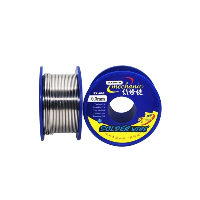 Проволока для пайки материнских плат Mechanic SX-862 0.5 мм/60 G Проволока для пайки материнских плат Mechanic SX-862 0.5 мм/60 G