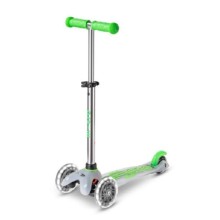 Uşaqlar üçün samokat Micro Mini Deluxe Flux LED Neon Green MMD201