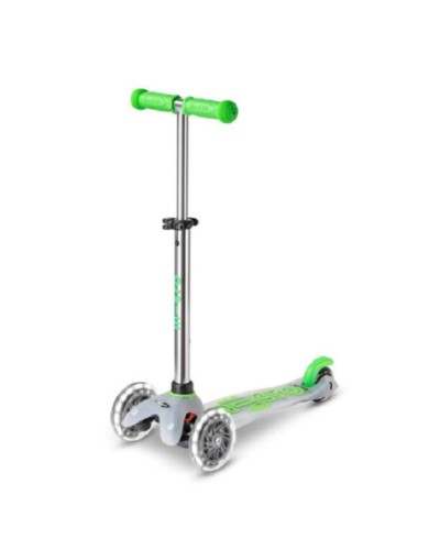 Uşaqlar üçün samokat Micro Mini Deluxe Flux LED Neon Green MMD201