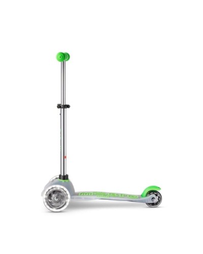 Uşaqlar üçün samokat Micro Mini Deluxe Flux LED Neon Green MMD201