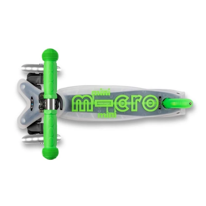 Самокат детский Micro Mini Deluxe Flux LED Neon Green MMD201