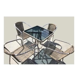 Комплект садовой мебели Evalar, 5 шт, 70х70 см Комплект садовой мебели Evalar, 5 шт, 70х70 см