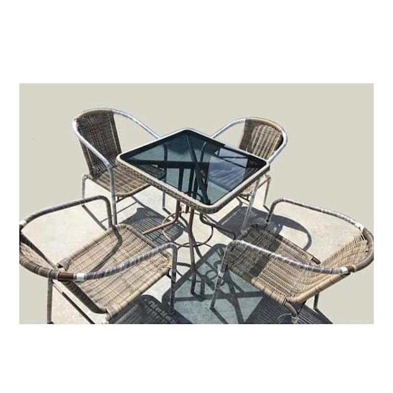 Комплект садовой мебели Evalar, 5 шт, 70х70 см Комплект садовой мебели Evalar, 5 шт, 70х70 см