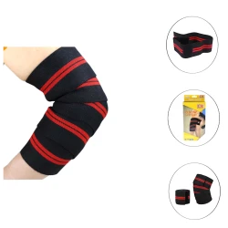 Суппорт для локтя 8090, нейлон/полиэстер, черный/красный