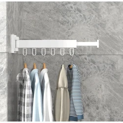 Складной держатель для вешалок aski_55, белый, 94 см Складной держатель для вешалок aski_55, белый, 94 см