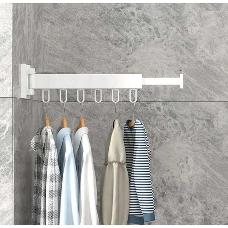 Складной держатель для вешалок aski_55, белый, 94 см Складной держатель для вешалок aski_55, белый, 94 см