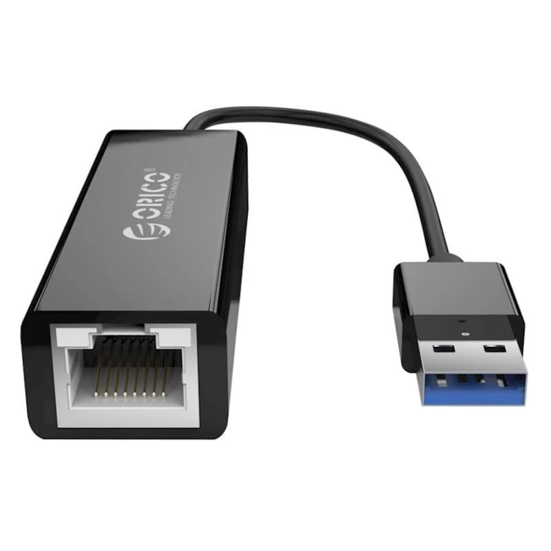 Şəbəkə kartı Orico USB3.0 to Gigabit Ethernet Adapter (ORICO-UTJ-U3-BK-BP)