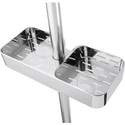 Полка на штангу Ideenwelt одноярусная, Серебристый